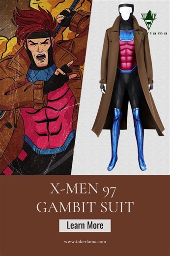 Gambit Cosplay Costume for True X-Men Fans
