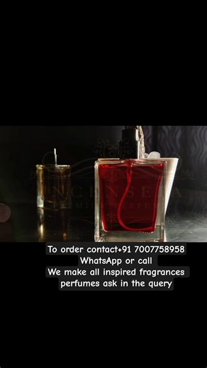 we make custom perfumes on your requirement all types of inspired fragrances and perfume available