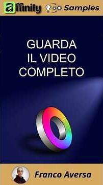 Super-fast 3D solid effect with Affinity 3.0 #tutorial #affinity3