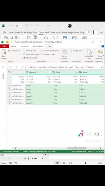 Trả lời @nck004 tổng hợp file và cập nhật với Power Query #excel #exceltips #LearnOnTikTok #powerquery #powerbi #ThanhCongNghe