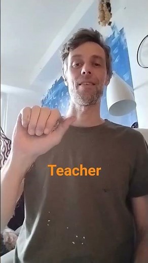 teacher how to sign the word teacher in ASL American sign language teacher