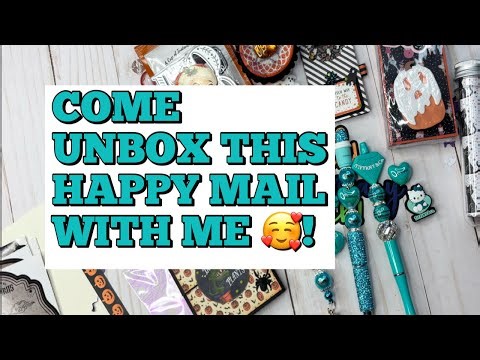 COME OPEN HAPPY MAIL WITH ME! Just soooo sweet! 🩵