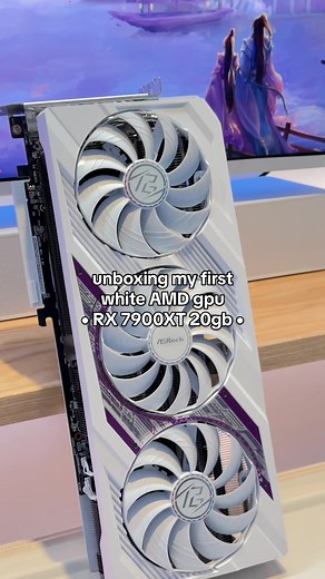 All-White ASRock AMD Radeon RX 7900 XT GPU Overview