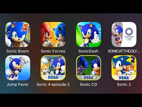 Sonic Boom (Sonic Dash 2),Sonic Forces,Sonic Dash,Sonic At Olympic Tokyo Games,Sonic Jump,Sonic Cd