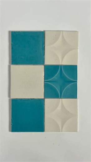 When it comes to design, there's no such thing as too many options. Give your own pattern ideas a try by visiting the pattern design tool by daltile. #tiledesign #colorfulhome #walltiles #handmadetiles | The Carpet and Drapery Shoppe