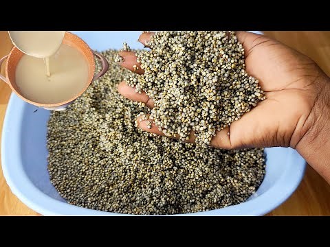 How To Wash And Clean millet At Home//Quick and Easy Method