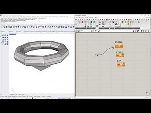 Grasshopper mesh to Shell elements in SAP,STAAD & ETABS.