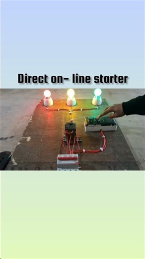 Single phase DOL System #shorts
