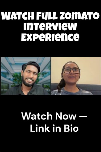How She Cracked Zomato Placement | Real Zomato Interview Clip