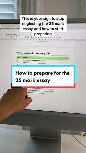 How to Ace Your A Level Biology 25 Mark Essay | Tips and Strategies