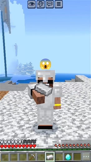 Minecraft but I can eat any ore #minecraft