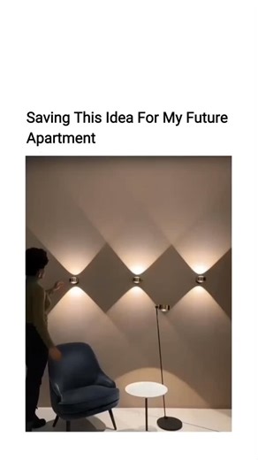 TechopediaX | The post showcases a short video of adjustable wall-mounted spotlights forming geometric light patterns on a minimalist beige wall beside a... | Instagram