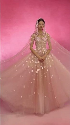 Handmade 3D Flower Pink Tulle Prom Dress Custom Size Bridal Gown Small & Bulk Orders Available