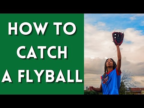 How to take a fly ball catch / outfield catch in softball