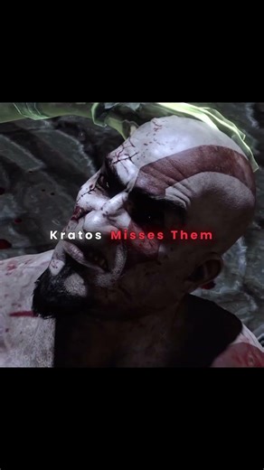 Kratos Misses Them | God Of War 3 #godofwar#kratos#sad