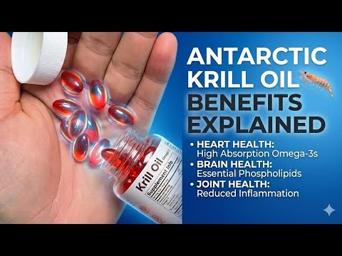 Antarctic Krill Oil Benefits Explained 🦐 | Heart, Brain & Joint Health