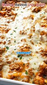 Baked Ravioli (No Boil!) | Recipes sophia