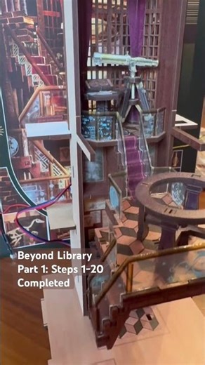 Beyond Library | Tradition Booknook 📚 | DIY Woodkit | Part 1: Steps 1-20 Complete