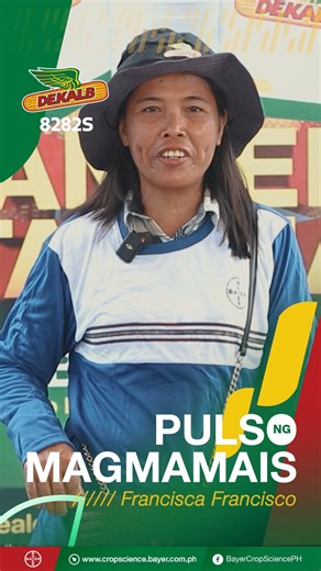 “Ako po’y nagagalak po dito sa variety na po [𝗗𝗘𝗞𝗔𝗟𝗕® 𝟴𝟮𝟴𝟮𝗦], talagang malaking kita po, mabigat pa sa timbang, siksik pa sa butil.” - Francisca Francisco Talagang proven and tested na ng mga magmamais ang 𝗗𝗘𝗞𝗔𝗟𝗕® 𝟴𝟮𝟴𝟮𝗦 gaya ni Ate Francisca, tunay na panalo ka sa 𝗗𝗘𝗞𝗔𝗟𝗕® 𝟴𝟮𝟴𝟮𝗦! Kaya wag na magpahuli mga ka-mais, oras na para masubukan mo din ang 𝗕𝗟𝗢𝗖𝗞𝗕𝗨𝗦𝗧𝗘𝗥 na ani at kita, mag 𝗗𝗘𝗞𝗔𝗟𝗕® 𝟴𝟮𝟴𝟮𝗦 na! Learn more about 𝗗𝗘𝗞𝗔𝗟𝗕® 𝟴𝟮𝟴𝟮𝗦 here