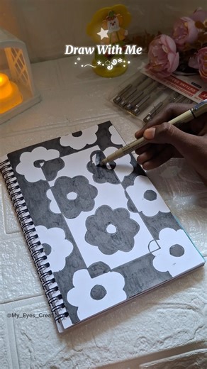 Look what I draw 🦭🎀|#artandcraft #diy #drawing #patterndrawing #simpledrawing |My Eyes Creation