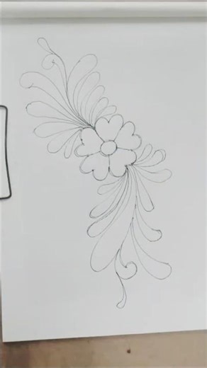 How to draw an alpana design #89