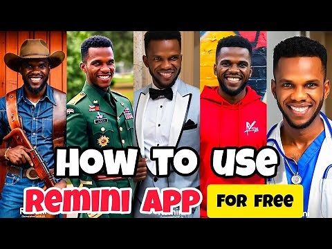 How To Use Remini App For FREE | Generate AI Images On REMINI For FREE | Remini App Tutorial