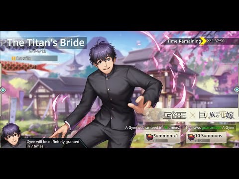 GYEE English X Titan's Bride (part I) || Gate of Pact Summon Mizuki Koichi