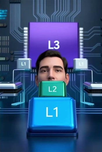 L1 Cache Memory, L2 Cache Memory, L3 Cache Memory #cache #video #computer #pc