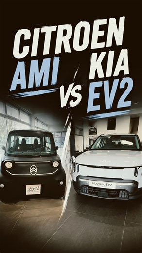 Citroën Ami vs Kia EV2: Tiny EV vs Future Electric SUV! ⚡