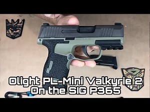 Olight PL-Mini 2 on the SIG P365 and Glock Polymer 80