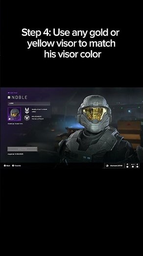 How to make Noble six in halo infinite #halo #xbox #gaming #haloinfinite #halopc #masculinity #diy￼