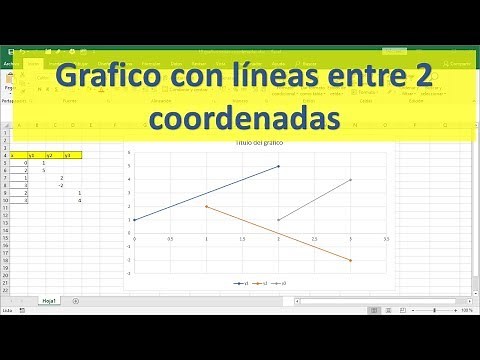 grafico con lineas entre 2 coordenadas en excel