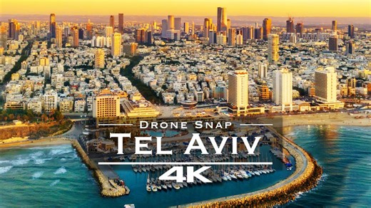 Aerial Adventure: Tel Aviv in 4K Drone Footage