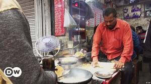 A traditional snack in Delhi