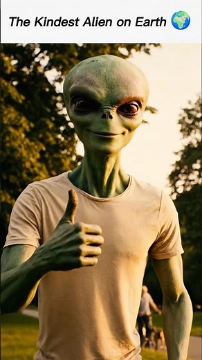 Alien Plants a Tree on Earth 🌱👽 | The Most Beautiful Sci-Fi Moment #shorts #scifi #alien #ytshorts