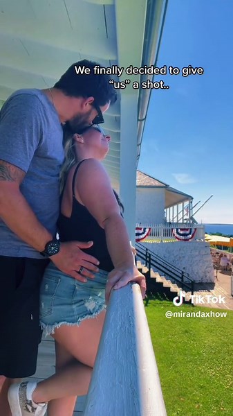A year ago today 🥹 now were having a baby girl 💗 #onthisday #marriedmyex #exboyfriend #husbandwife #pregnancyjourney #pregnanttok #marriedtok #MirandaHowell