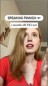 9.6K views · 4.3K reactions | Today I start daily Finnish studying to...