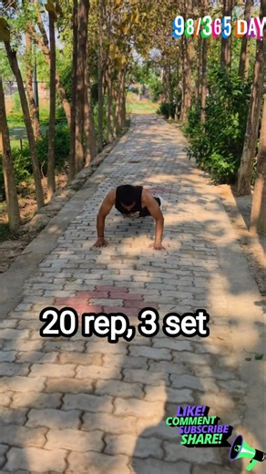 98/365 Day hard challenge #shorts #minivlogs #tranding#motivation #desihomegym#day #happy#challenge