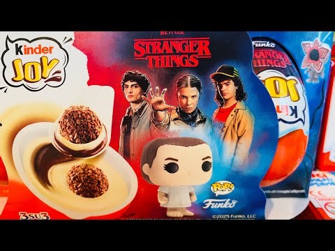 Compilation Stranger Things Kinder Joy ASMR Unboxing