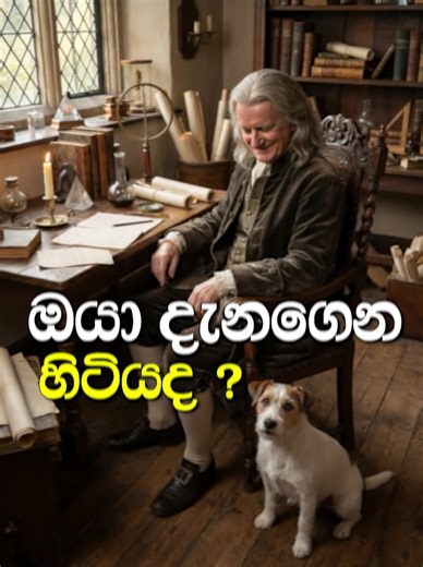 Isac newton ගෙ බල්ල ගැන දැනගෙන හිටියද? #science #physics #foryoupage