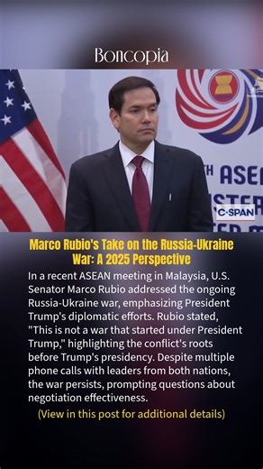 2.7K views · 77 reactions | Marco Rubio's Take on the Russia-Ukraine...