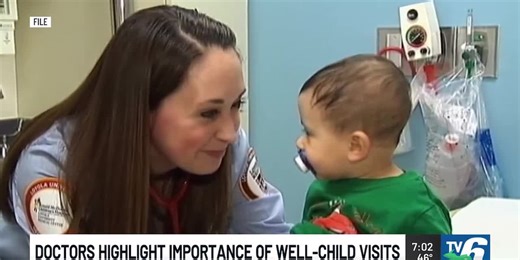 Doctors encourage regular well-child check-ups