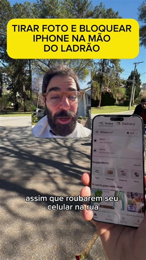 COMENTA: você acha que essa automação realmente atrapalharia um ladrão? Com o app Atalhos, dá para configurar o iPhone para tirar uma foto com a câmera frontal, enviar a imagem para um contato de confiança e bloquear a tela ao receber uma mensagem com uma palavra-chave. Isso pode ajudar se o aparelho for roubado desbloqueado ou se alguém descobrir sua senha. PASSO A PASSO: 1. Abra o app Atalhos. 2. Vá em Automação. 3. Toque em “ ” para criar uma nova automação. 4. Escolha Mensagem. 5. Defina uma