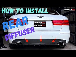 How to Install a Rear Diffuser in 5 minutes