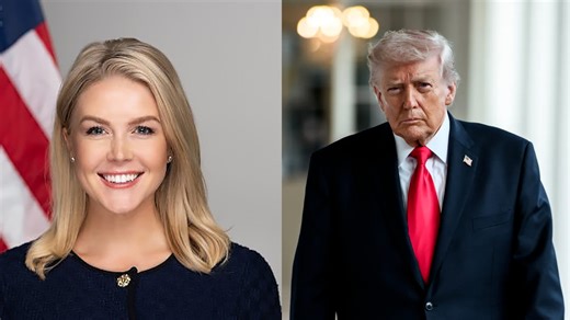 Karoline Leavitt steps in as reporter asks awkward question to Trump