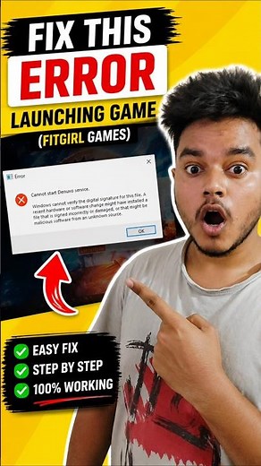 FitGirl Game Not Launching? 😱 FIX IT IN 2 MINUTES! #residentevilrequiem #games #pcgames #fitgirl