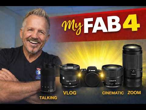 These 4 Lenses Make the Canon R50/R50V Cinematic