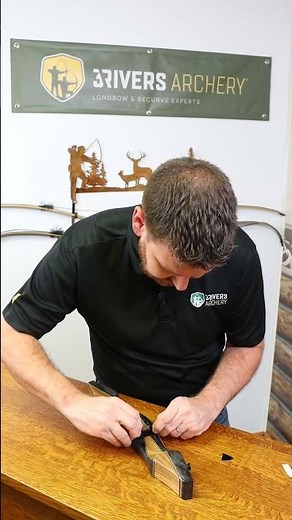 Learn How to Set up a Recurve Bow - Arrow Rest and Plate