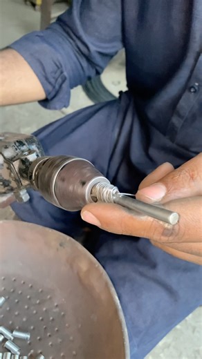 From Wire to Precision | Single Stub Attention Spring Made by Hand #ultimateskillzone #DIY #shorts