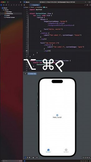 How to Work with SwiftUI Preview: Step-by-Step Keyboard Shortcuts